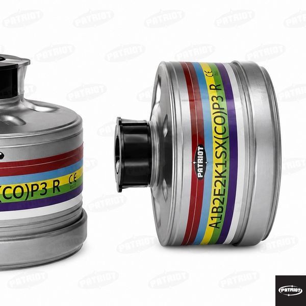 Фільтр скомбінований TRAYAL CBRN (A1B2E2K1SX (СО) P3 DR) от чадного газа 0007390 фото