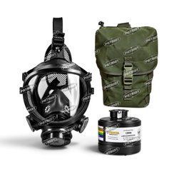 Протигаз "Патріот" ГП-9 з скомбінованим фільтром CBRN A2B2E2K2(NО)SXP3 RD і підсумком 99987 фото